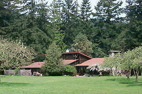 The lodge and meadow